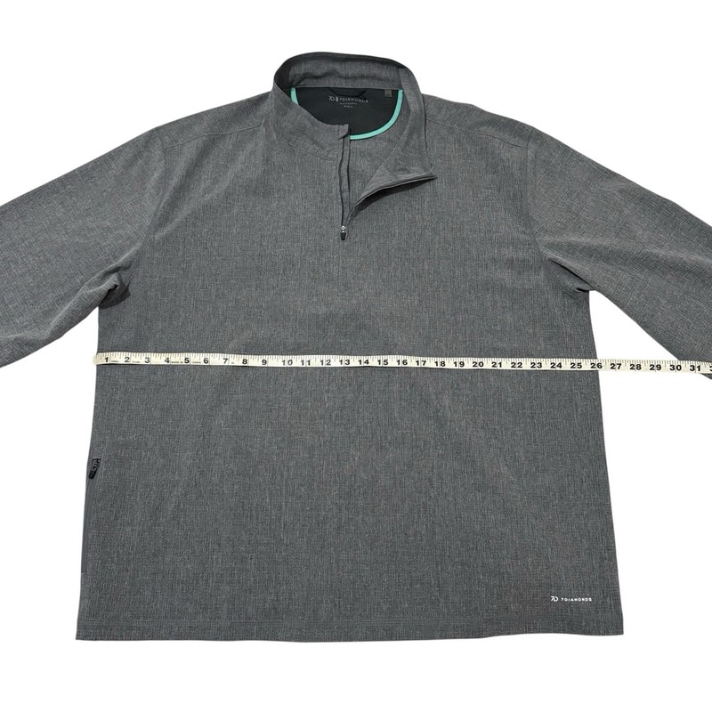 7 Diamonds Oxygenate 1/4 Zip Pullover Hoodie Lightweight Quick Dry Mens Size XXL gallery