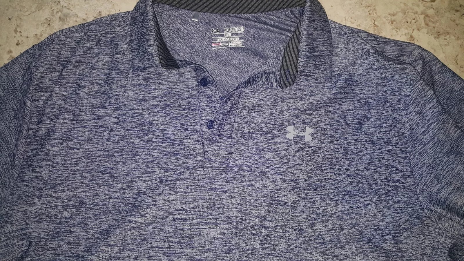 SWEET LOOKING UNDER ARMOUR HEATGEAR POLO MEN'S SIZE 2XL GREAT COLOR AND LOOK!!! gallery