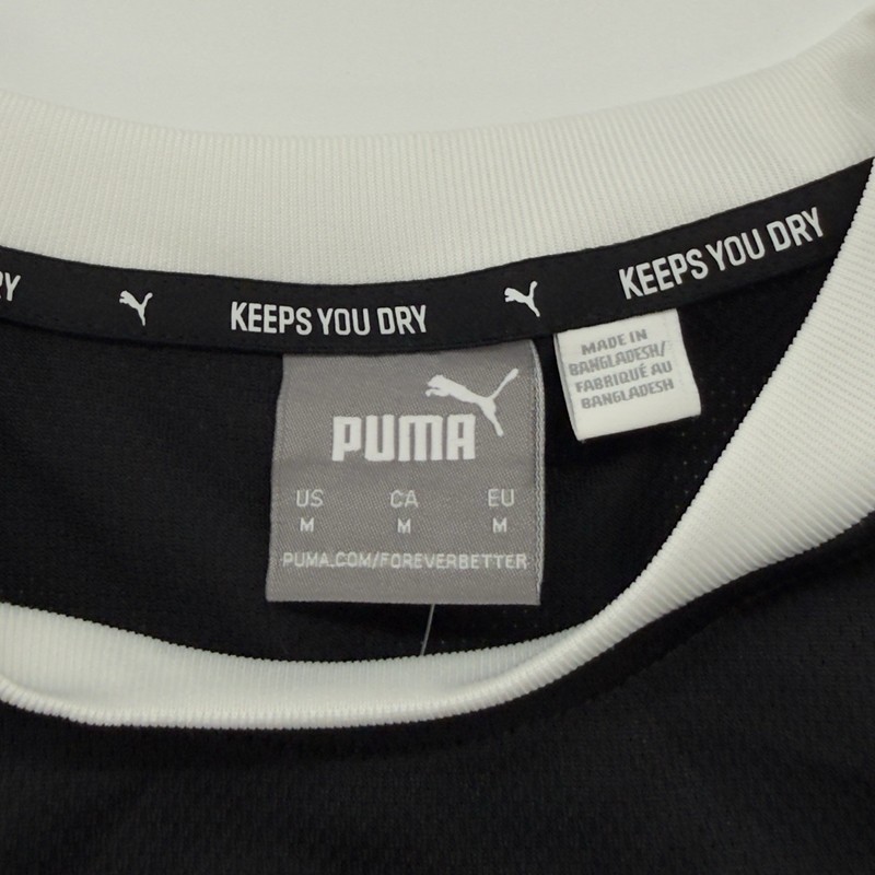 Puma Men's M RTG Sleeveless Mesh Tee Black White dryCELL Training Tank Top NWT gallery