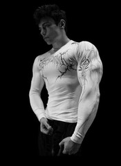 BREATHEDIVINITY Void Tech™ Fallen Knight longsleeve Compression [DIVINE WHITE]