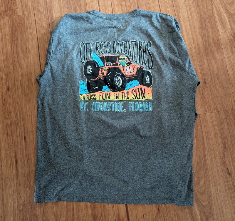 Off-road Adventures St Augustine Florida Long Sleeve UPF50+ Shirt Size XXL gallery