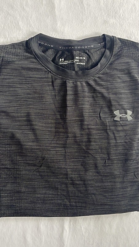 Under Armour Men's Threadborne Performance Longsleeve Size M Black/charcoal gallery