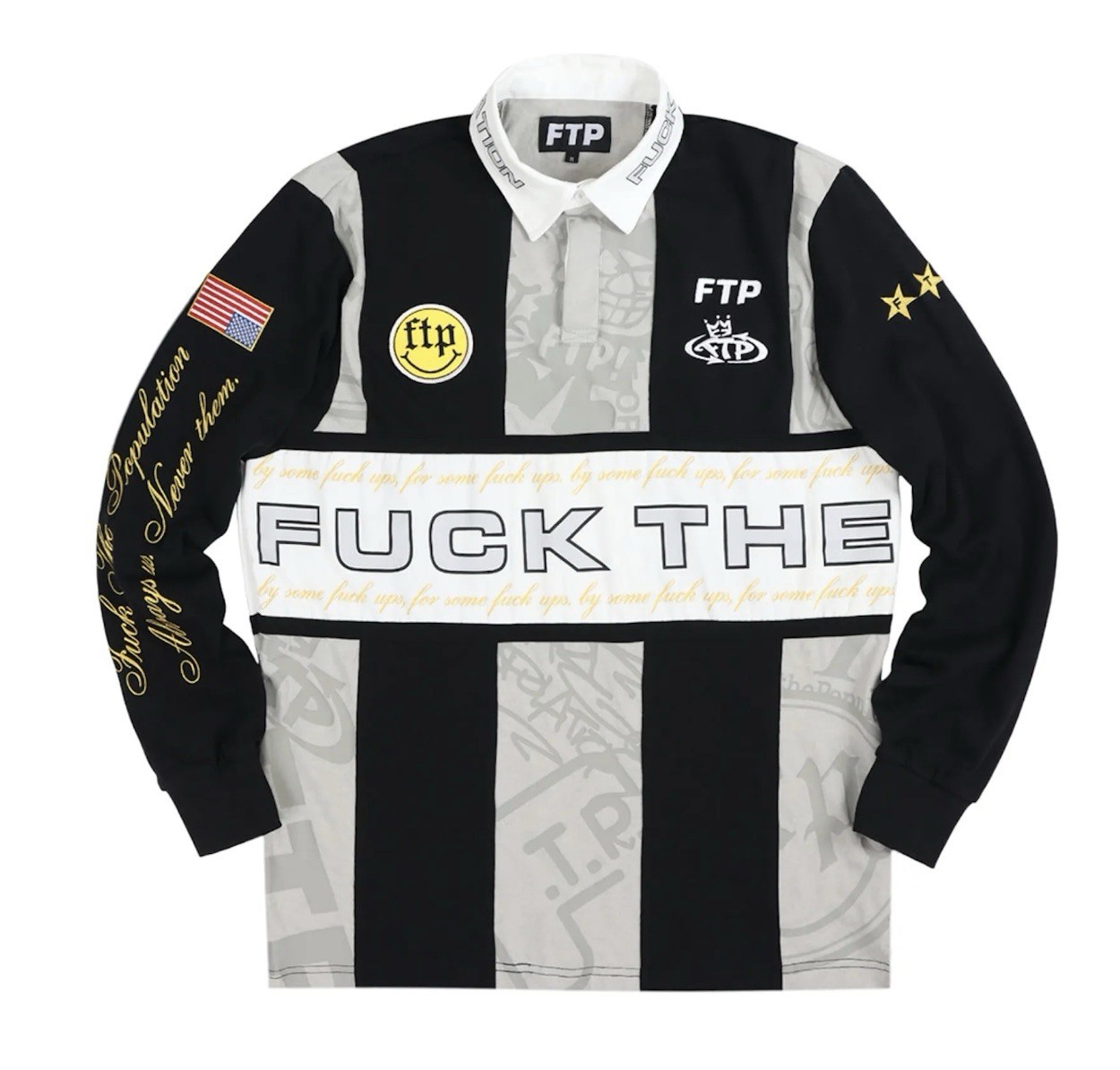 FTP Souvenir Rugby Jersey (Black)(Size:XL) gallery