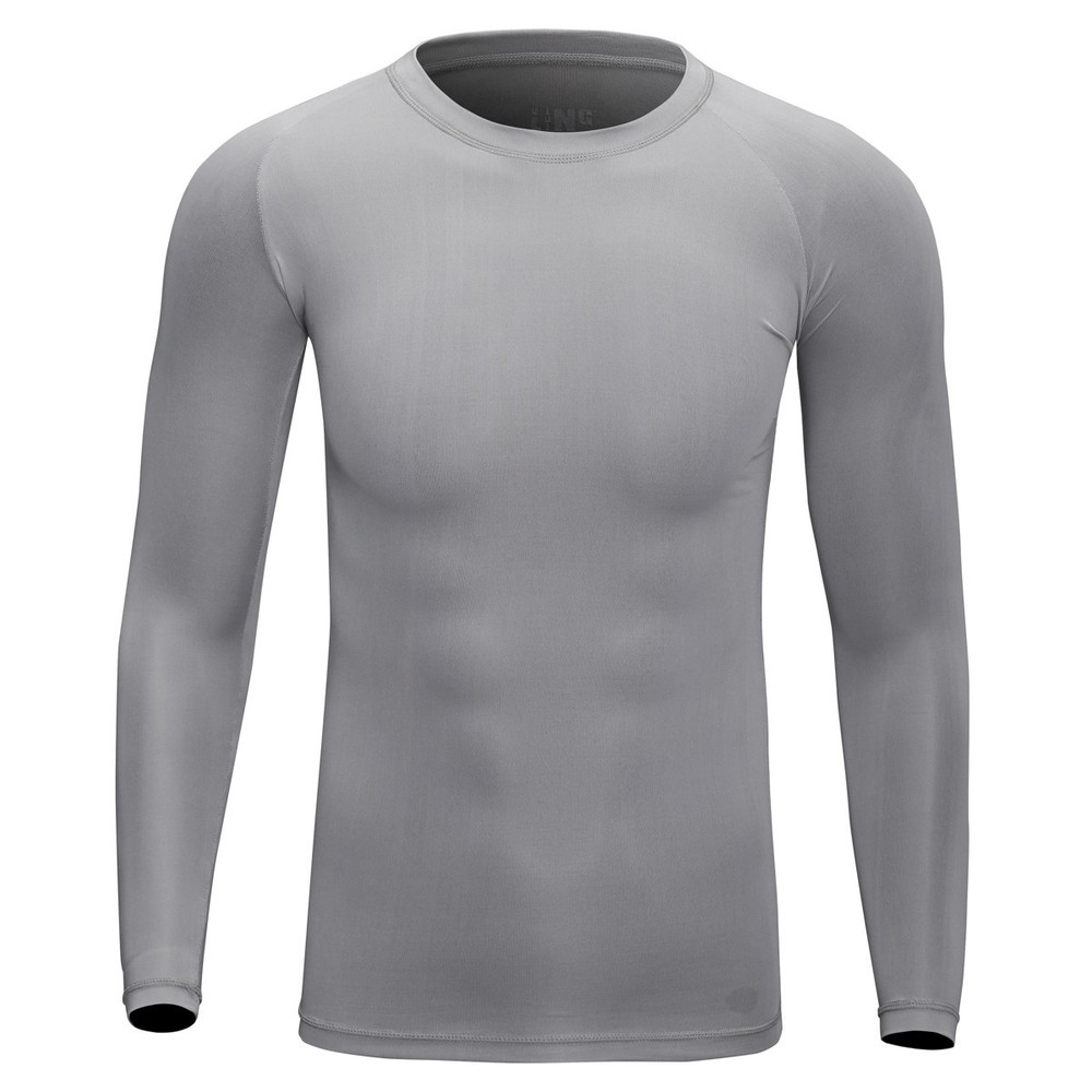 M-2XL Men Base Layer Top Long Sleeve Sport T-shirt Compression Under Shirt US