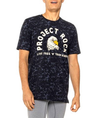 Under Armour Men’s Project Rock Free Eagle T-Shirt 1383220 Black Camo $45