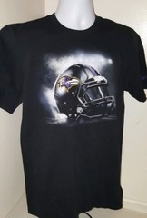 Nike Team Apparel Baltimore Ravens Graphic T-Shirt Large L Lg Tee Helmet