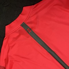 Nike Golf Tiger Woods Engineered Blade Polo 854205 653 Crimson Sunday Red Sz XL