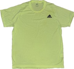 Adidas Freelift Climalite Neon Green Athletic Size L Performance Training TShirt