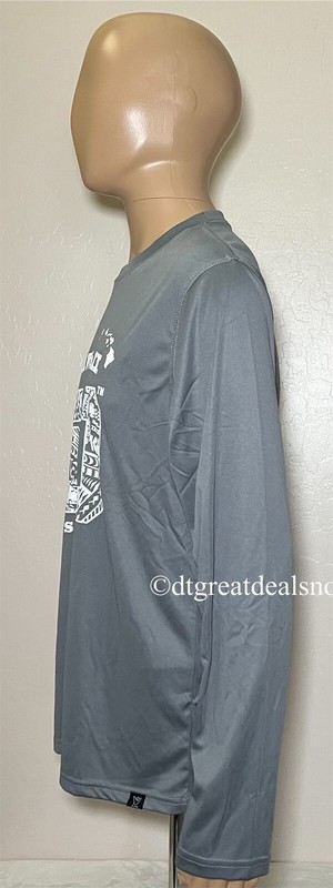 Island Crew Mens Sun UPF 50+ Protection Long Sleeve Gray Hawaii 50 State XL gallery