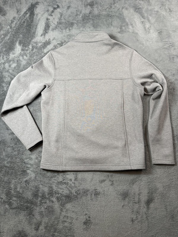 Turtleson Snap Pullover Mens Medium Gray Mock Neck Golf Lakewood Cup Fleece gallery