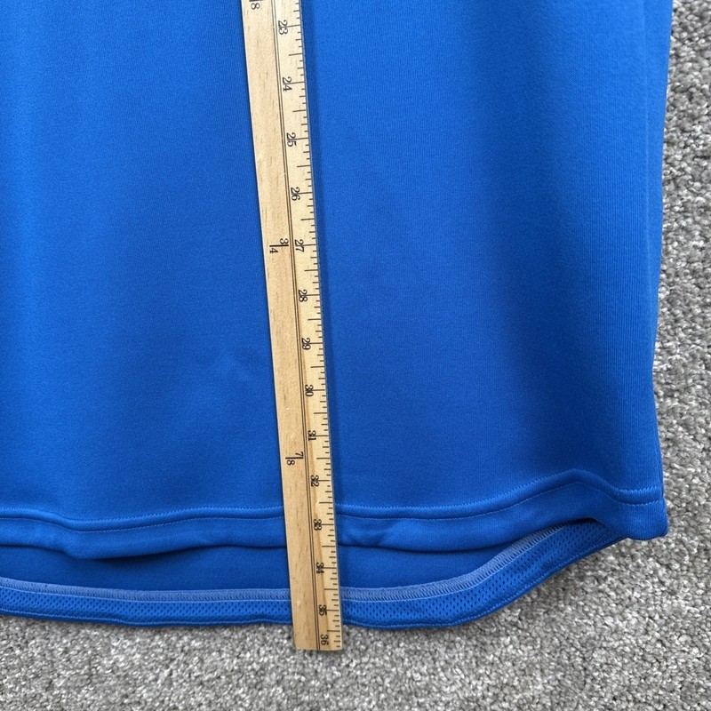 Nike Mens Large Sportswear Logo Tape T-Shirt Royal Blue Raglan Tee gallery