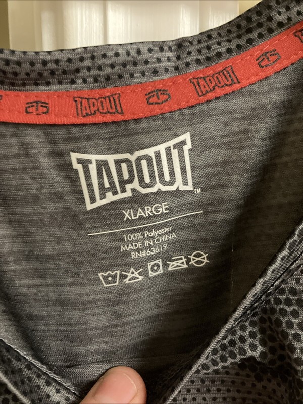 Tapout WWE mens XLarge tshirt workout gym athletic running boxing MMA FIGHT CLUB gallery