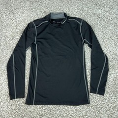 Nike Shirt Mens Small Black Long Sleeve Pro Combat Hyperwarm Dri-FIT Base Layer