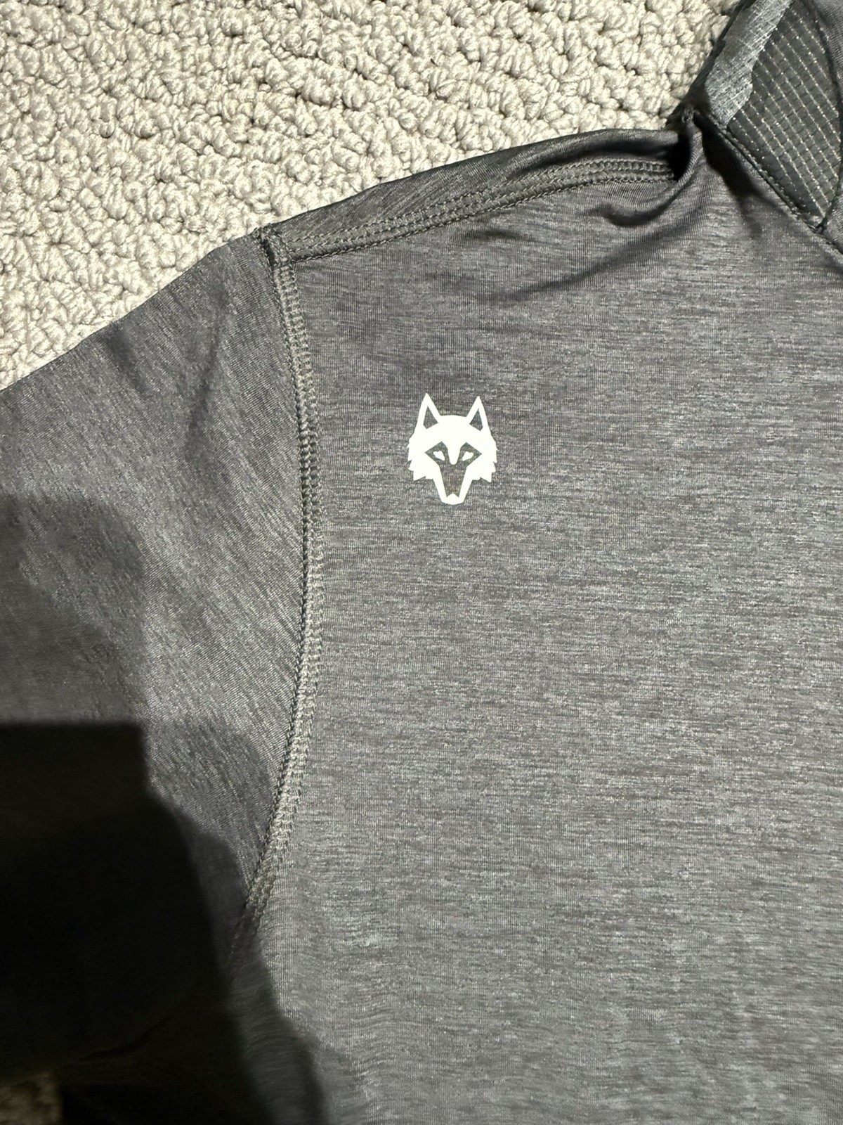 Men's GREYSON 1/4 Zip Performance Golf Pullover M DARK HEATHER GRAYISH gallery