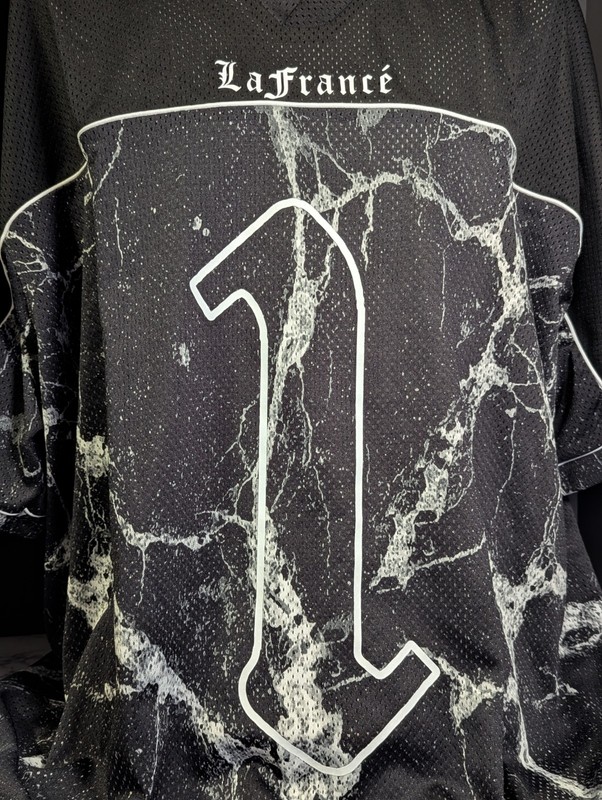 Men PUMA x LaFrancé Written in Chrome Football Jersey Black 2XL 632022-01 gallery