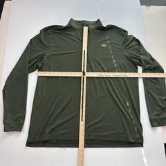 Good Good Golf 1/4 Zip Pullover Men’s 2XL Dark Green Performance Stretch