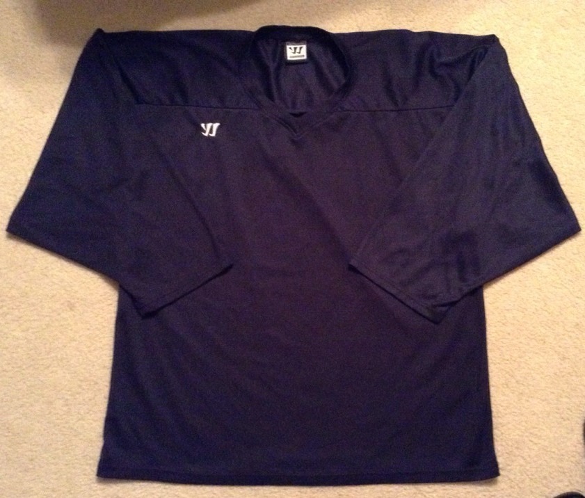VGC! Authentic Warrior Men's Blue Athletic Shirt Size L Great Style! gallery