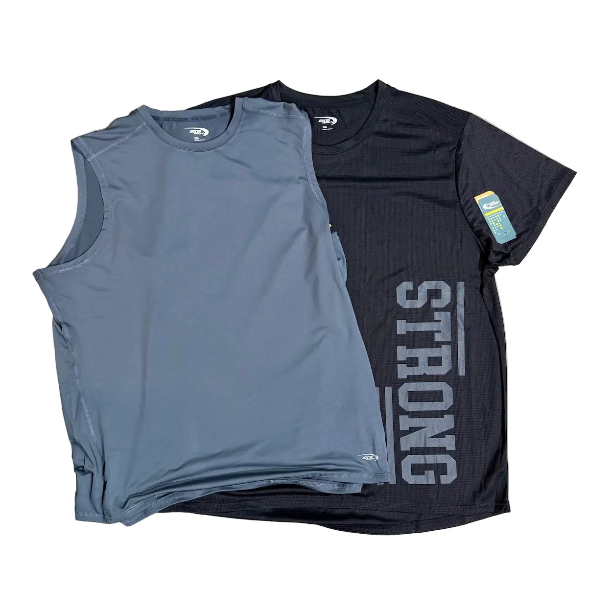 Men's Performance Polyester Sport Shirt Moisture Wicking 2-Pack Athletic Tee 3XL gallery