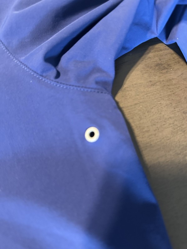 Donald Ross 2XL Golf Pullover V-Neck Wind Shirt Blue Nylon NWOT MSRP $155 gallery