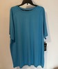 NWT Men 2XL (50-52) Russell dri-power 360 Pullover Blue Striped T-Shirt Active gallery