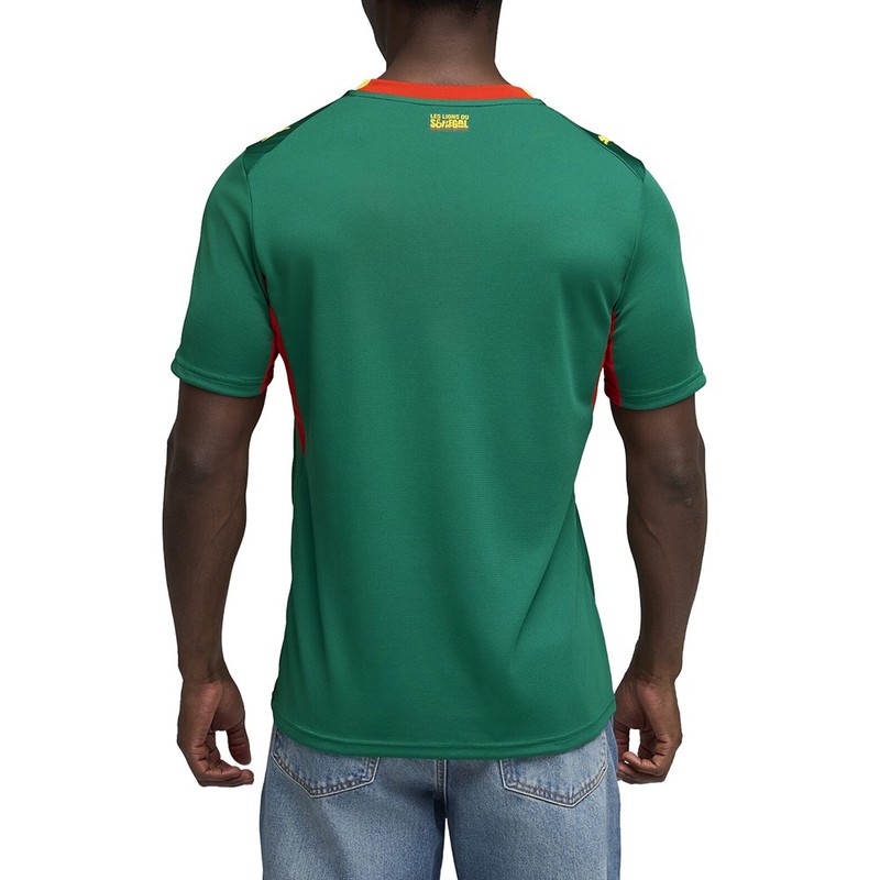 PUMA Senegal Away Crew Neck Short Sleeve Replica Jersey Mens Green 78317102 gallery