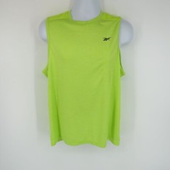 Reebok Men’s Acid Yellow Speedwick Sleeveless Tee L NWT