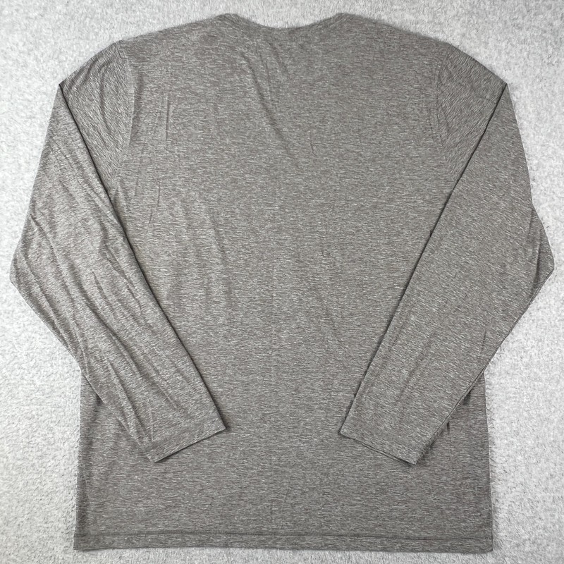 Vuori Strato Tech Tee Shirt Long Sleeve Performance Stretch 2XL Mens Grey Gym gallery