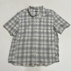 REI CO-OP Casual Outdoor Button Down Shirt Activewear Men’s Large Plaid Beige