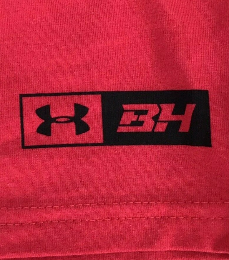 Under Armour BH34 Bryce Harper Men's Baseball T-Shirt Red & Silver 1317273-600 gallery