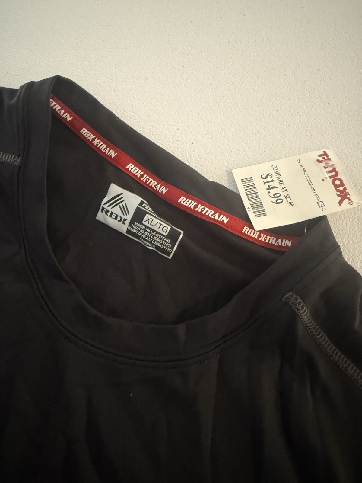 RBX X-Train Performance Mens XL Activewear Top Short Sleeve Shirt Gym workout gallery