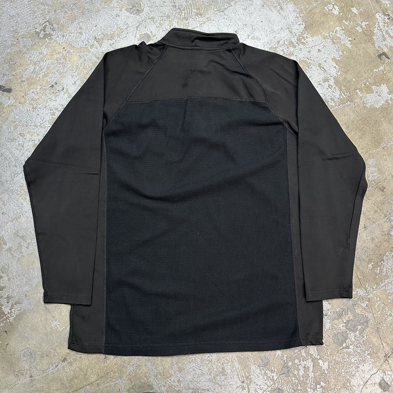 Vintage Oakley Software 1/4 Quarter Zip Black Longsleeve Shirt Size XXL Men gallery