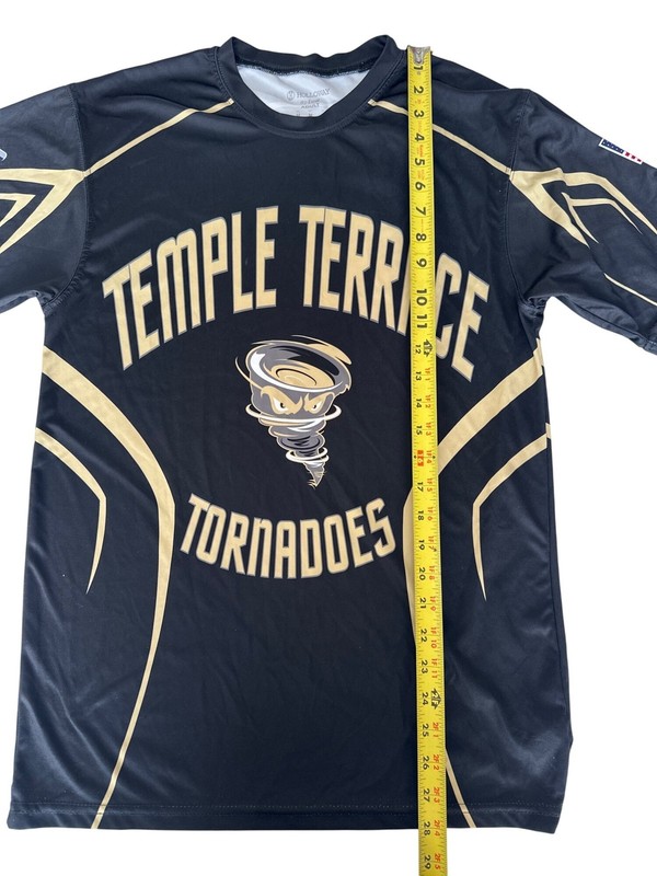 Holloway Dry-Excel Temple Terrace Tornadoes Softball Jersey M Black & Gold gallery