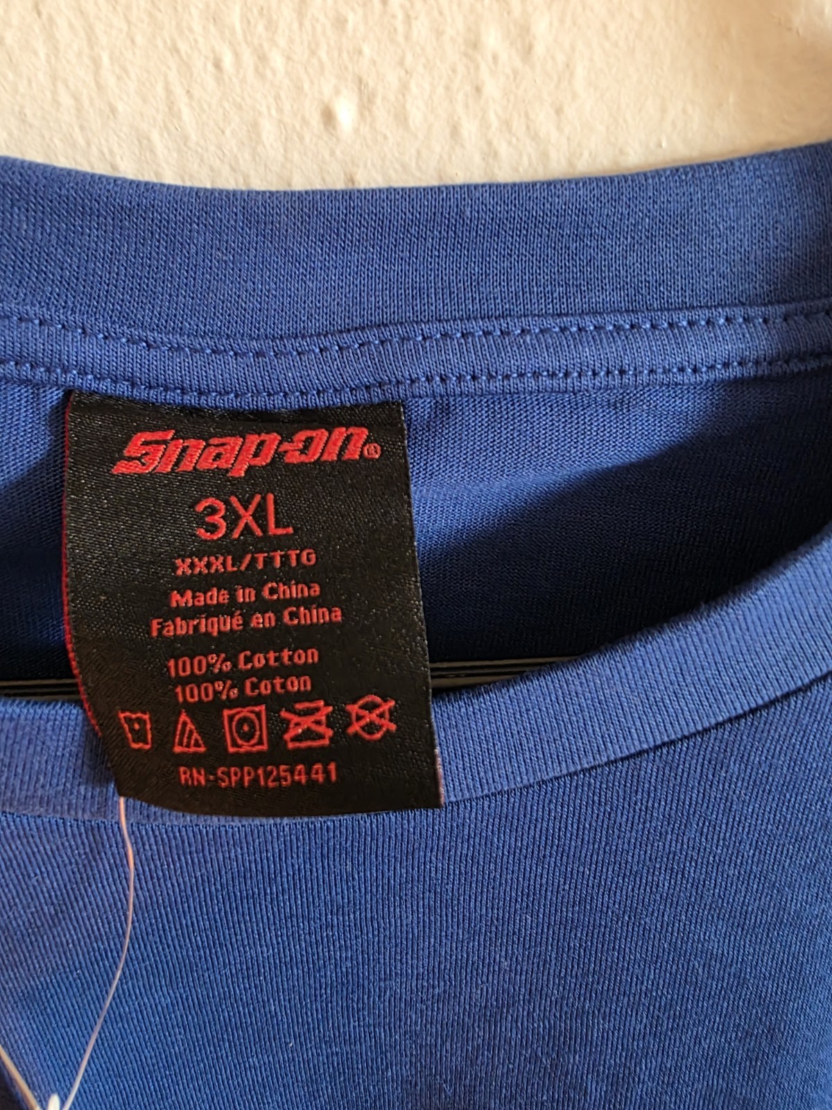 Snap On Tools Shirt Mens 3XL Blue Long Sleeve Performance Mechanic Dad Shop gallery