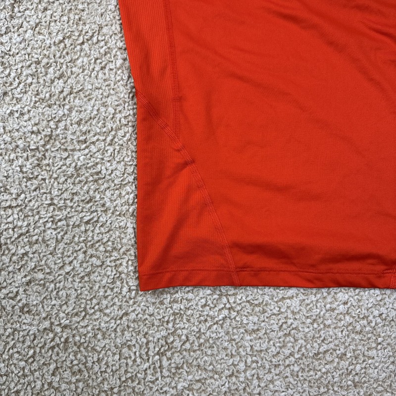 Under Armour HeatGear Compression LS Crew Shirt Orange Men's M 1361524 gallery