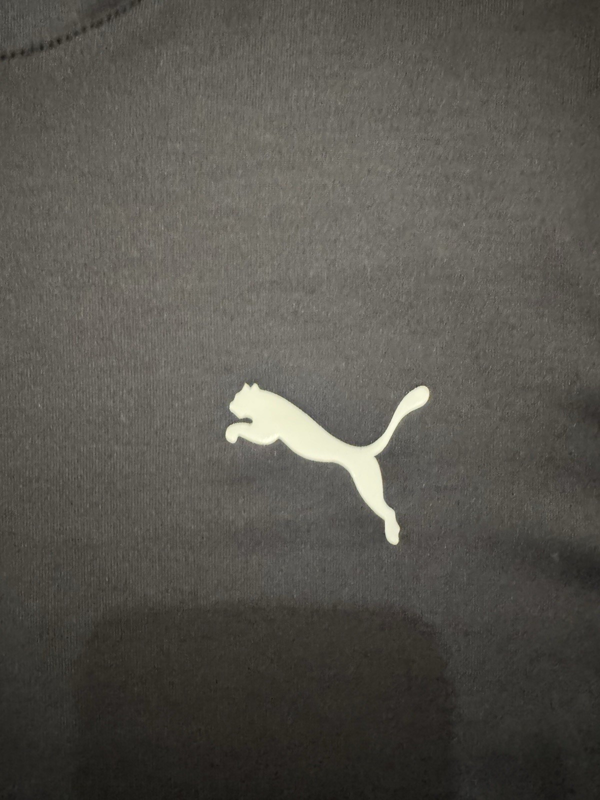 PUMA Men's Pullover Hoodie Black Solid Polyester Long Sleeve Logo Size M gallery