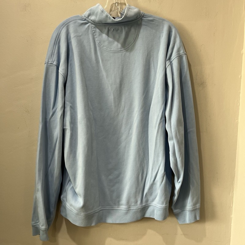 PGA Tour Golf 1/4 Zip Pullover Top Sweater Athletic Activewear Blue Mens XL gallery