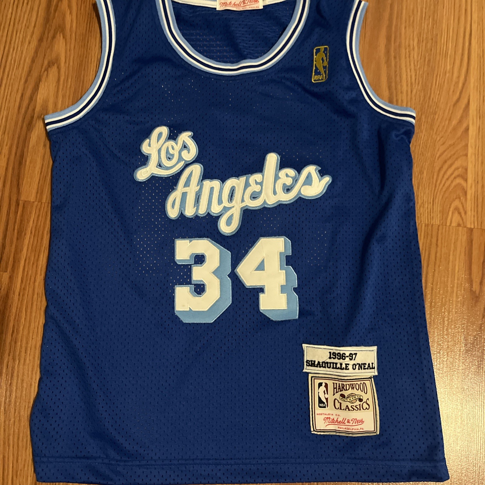 Mitchell & Ness Lakers Jersey Mens Size S 1996 NBA Shaquille O’Neill Throwback gallery