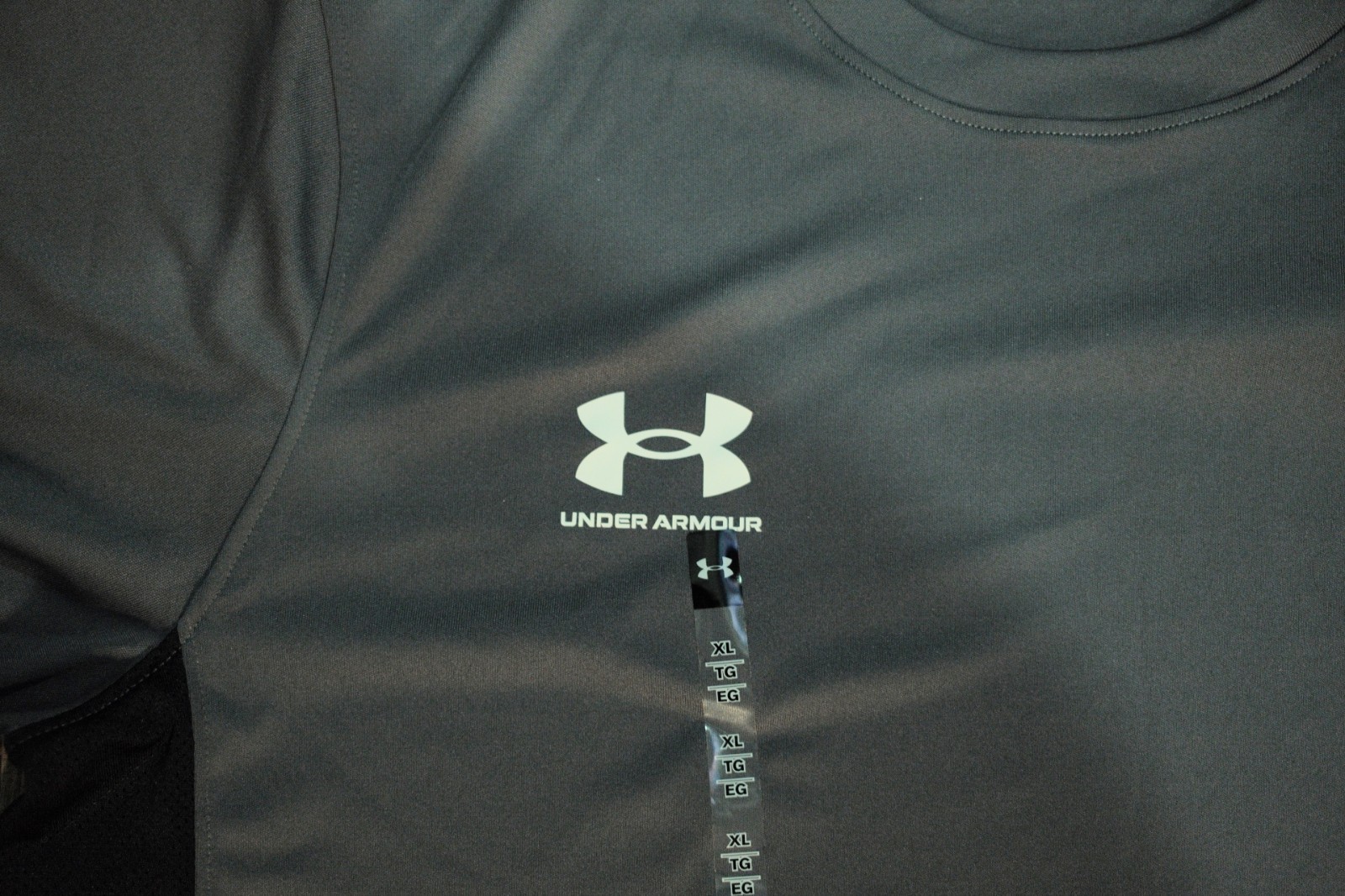 Under Armour Mens Gray Challenger Train Short Sleeve T-Shirt Extra Large gallery