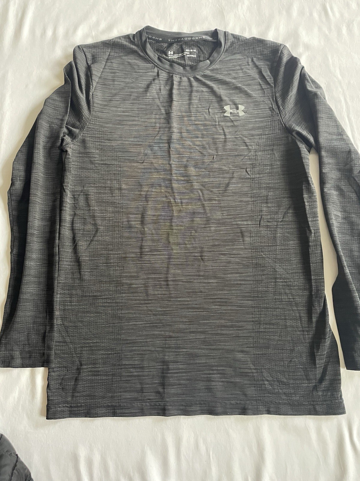 Under Armour Men's Threadborne Performance Longsleeve Size M Black/charcoal gallery