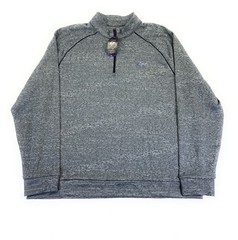 NWT Greg Norman Men’s Mirco-Fleece Knit 1/4 Zip Gray Golf Pullover XXL