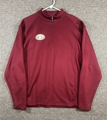 Nike Golf 1/4 Zip Pullover Crimson Men’s XL Carlisle Grain Patch Arizona RN56423