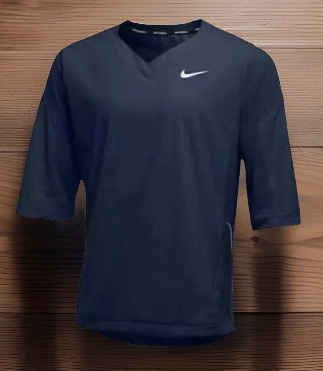 Nike MLB Baseball Jacket Shirt Cage Navy Blue 897383 Mens Medium Fast Ship New gallery