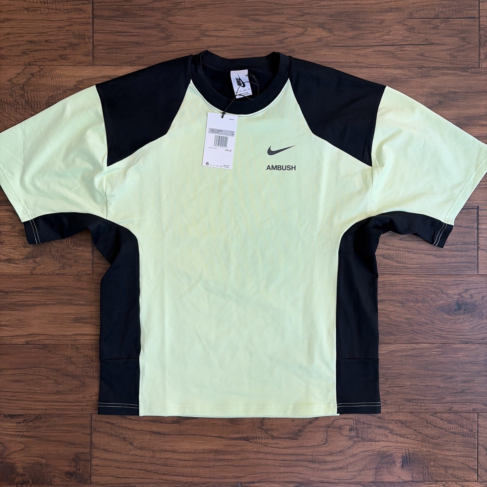 NWT Nike Ambush Oversize Tee T-Shirt Size X-Small Unisex Ghost Green CV0549-358 gallery