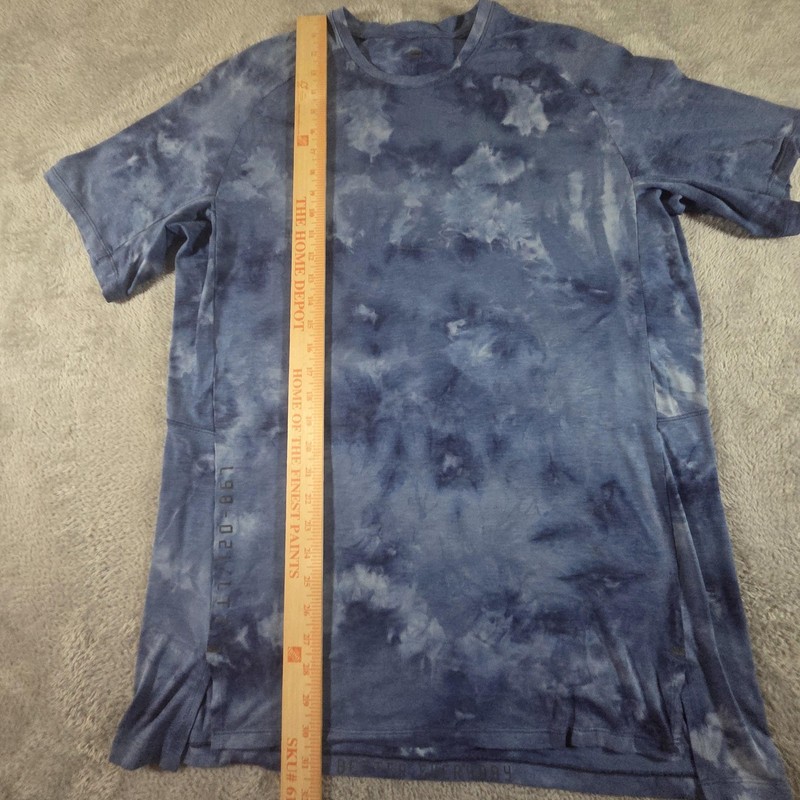 Lululemon Shirt Mens XL Blue Tie Dye Better Everyday Athletic Running Gym Yoga gallery