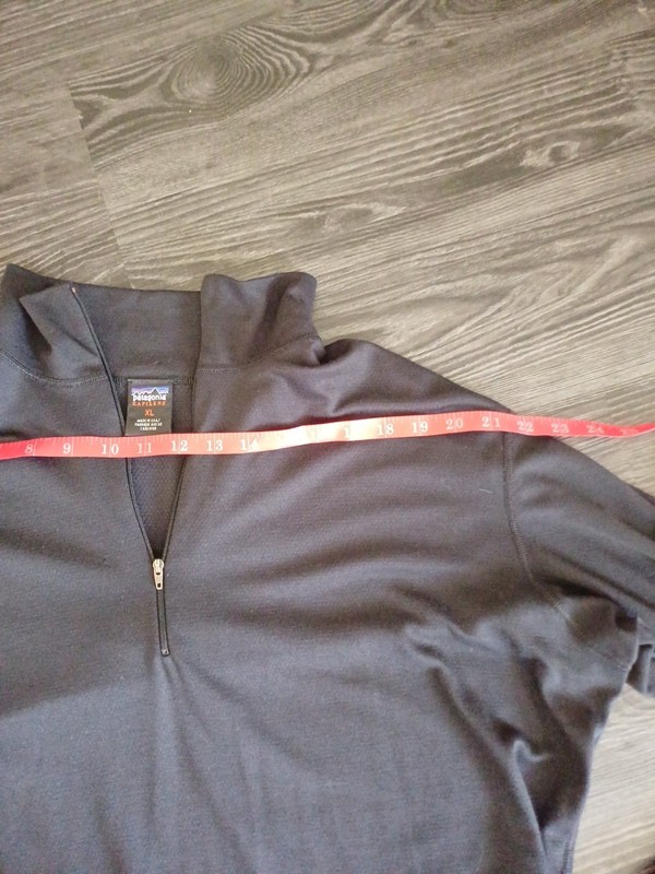 Vintage Patagonia Capilene Shirt Mens XL Black Quarter Zip USA 90s gallery