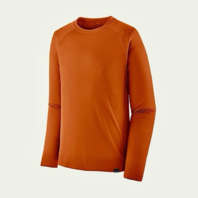 NEW Mens $89 PATAGONIA Capilene Midweight Crew Shirt/Baselayer Redtail Rust XXL gallery