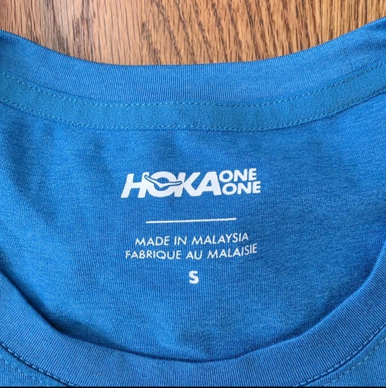 Hoka One One Performance Lightweight Small Blue T-Shirt Short Sleeve gallery