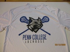 PENN COLLEGE OF TECHNOLOGY WILDCATS LACROSSE ATHLETIC SHIRT LARGE