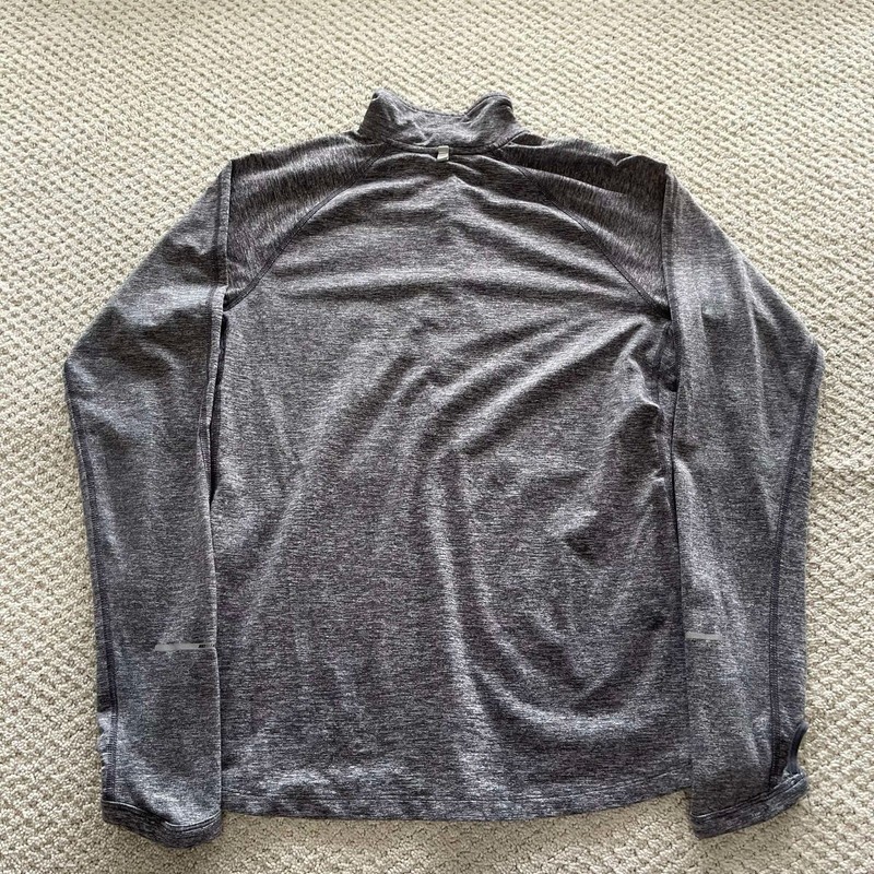Nike Dri Fit Element Hapf Zip Running Gray Heather Size Medium gallery