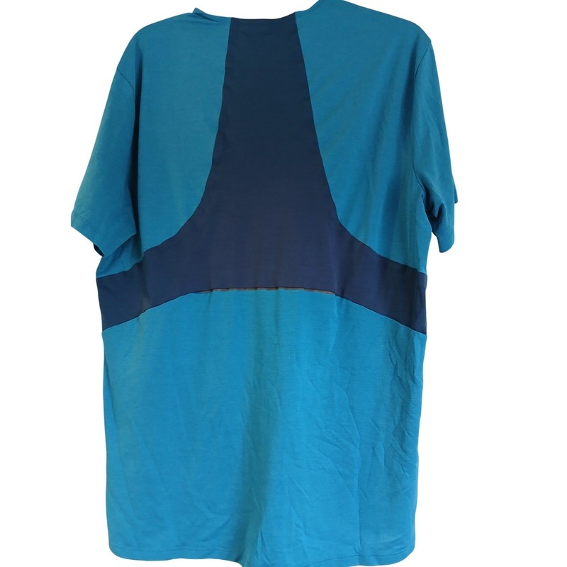 Lululemon Men's fast free tech Blue Athletic T Shirt Short Sleeve Performance gallery